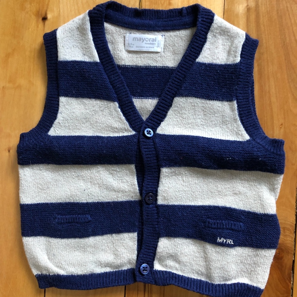 Cutest toddler sweater vest *SOLD*